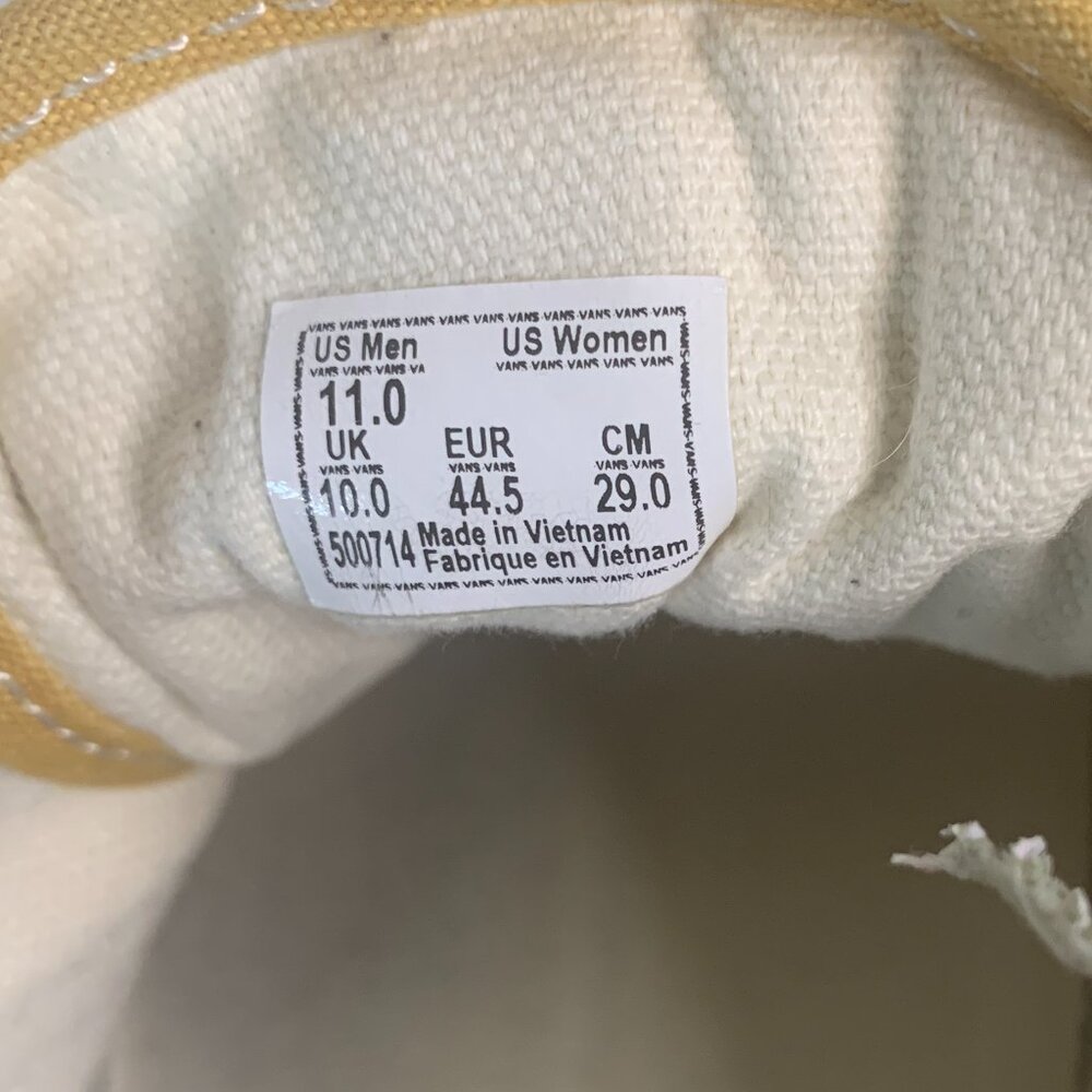 Vans Old Skool sneaker shoes size 11 harvest gold - Picture 9 of 9